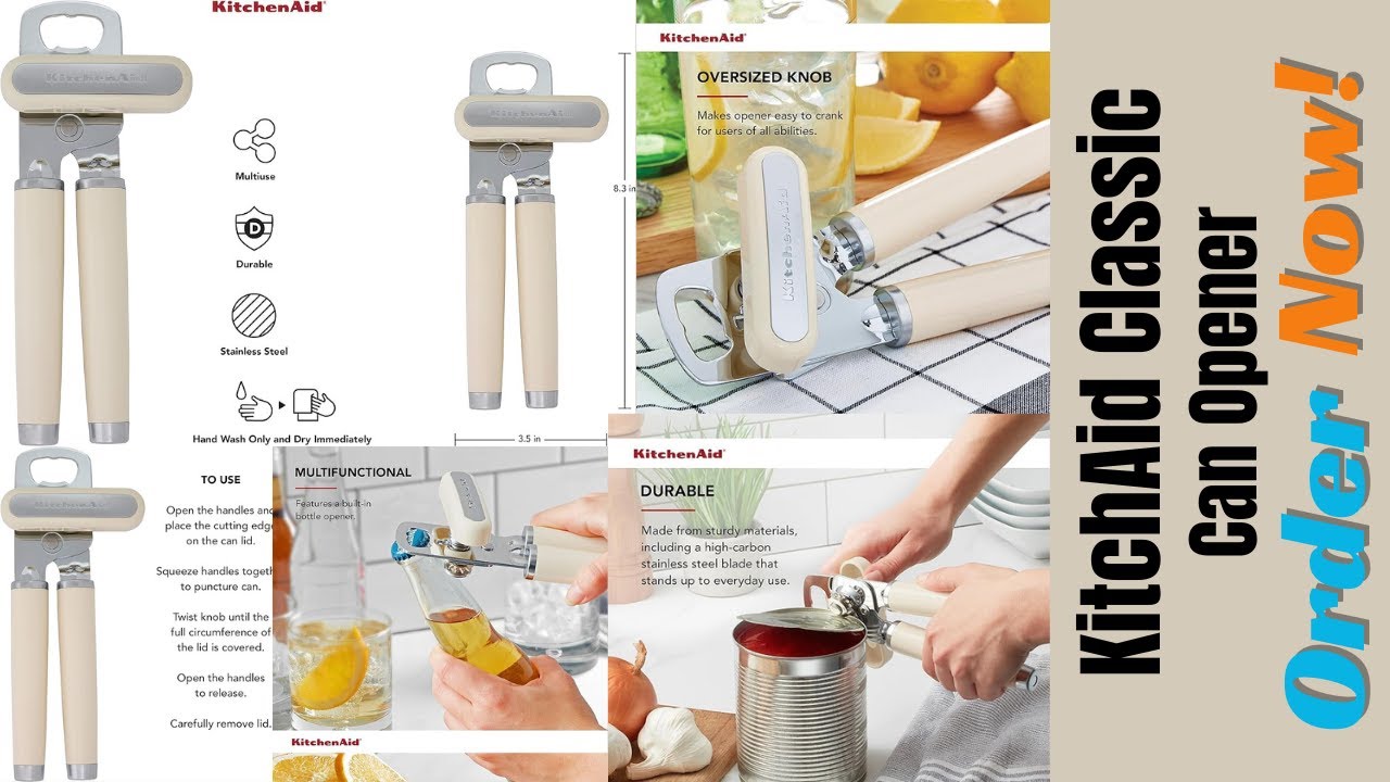 KitchenAid Classic Multifunction Can Opener/Bottle Opener|Best Home Appliance.