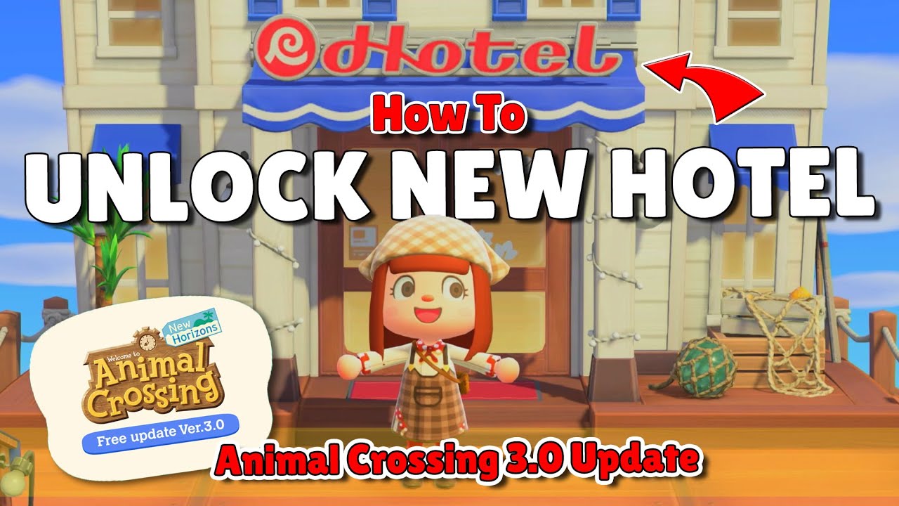 Как получить НОВЫЙ отель! | Обновление Animal Crossing 3.0!