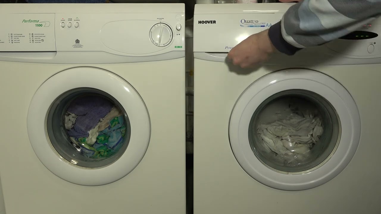 Wash Race - Hoover Performa vs. Hoover Quattro / Cotton 90'c Heavy