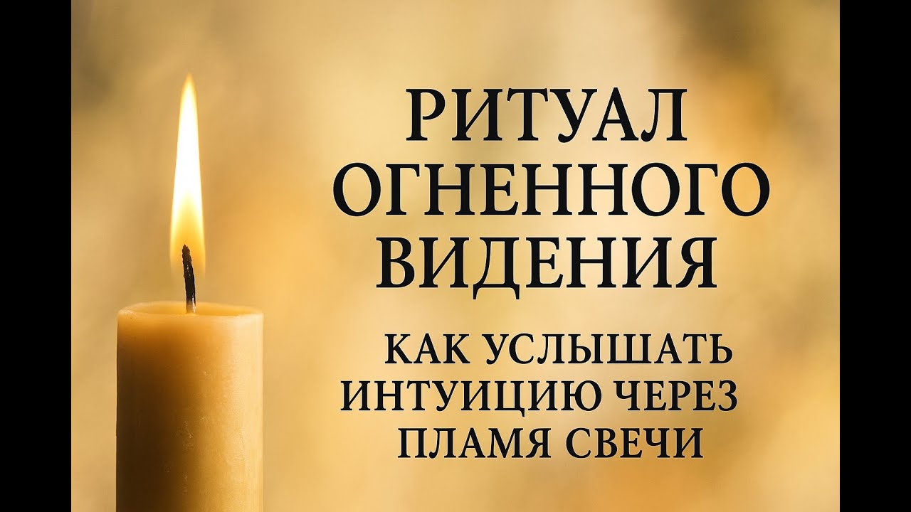 Как увидеть знаки через огонь   Пошаговый ритуал огненного видения