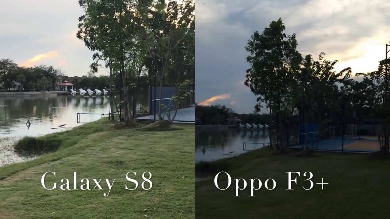 SAMSUNG GALAXY S8+ vs OPPO F3 PLUS CAMERA TEST