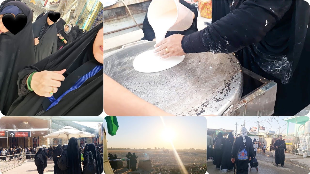 فلوك الاربعين🏴 حقيقه زياره الاربعين طريق نجف كربلاء بكل التفاصيل ماكو اكرم من العراقيين 🥹🖤🫶