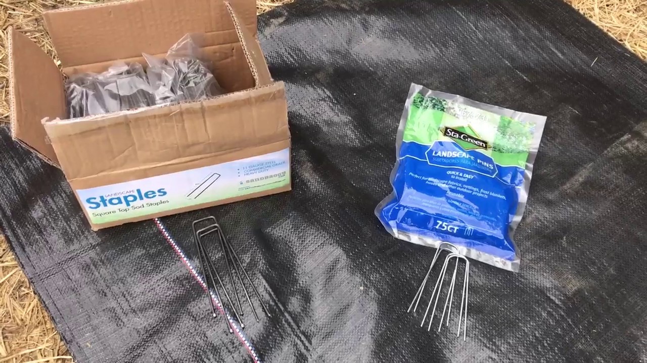 Sandbaggy vs. Home Depot Landscape Fabric Garden Staples