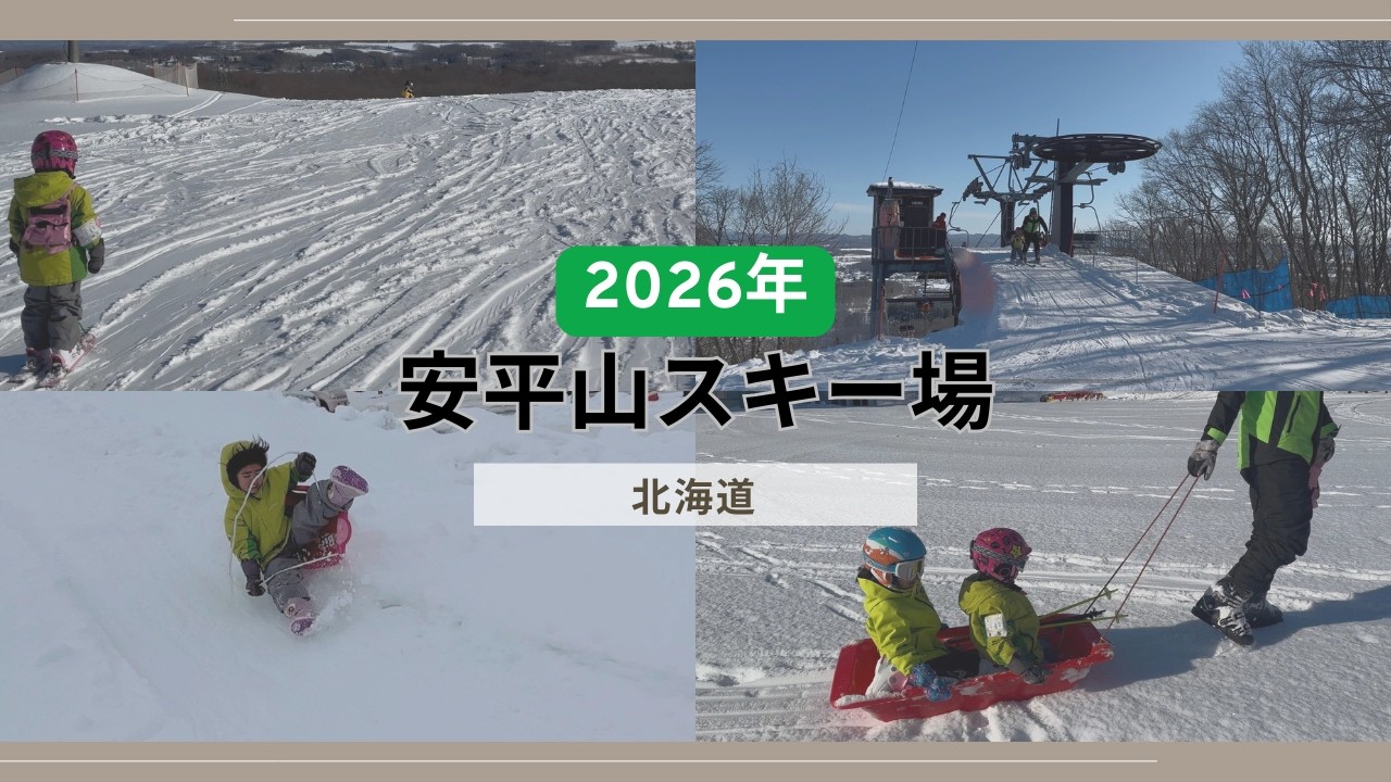 【2026年】超ローカルスキー場 安平山 初心者・子供に優しいスキー場#スキー#北海道