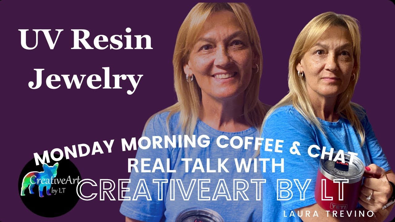 Monday Morning Coffee & Chat UV Resin Jewelry