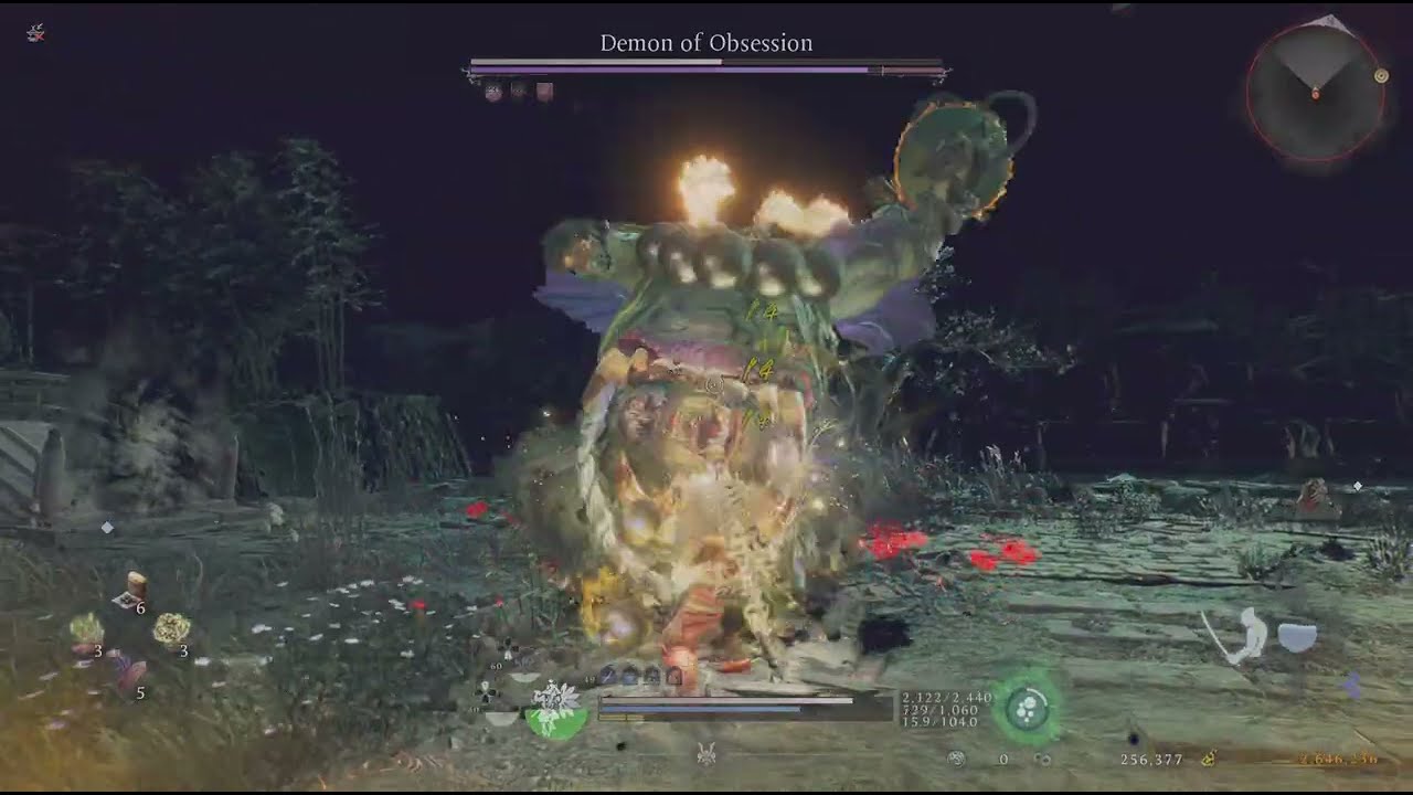 Nioh 3 Demon of obsession final fight. Wow crazy battle ***** Starts at 2 minute mark ****