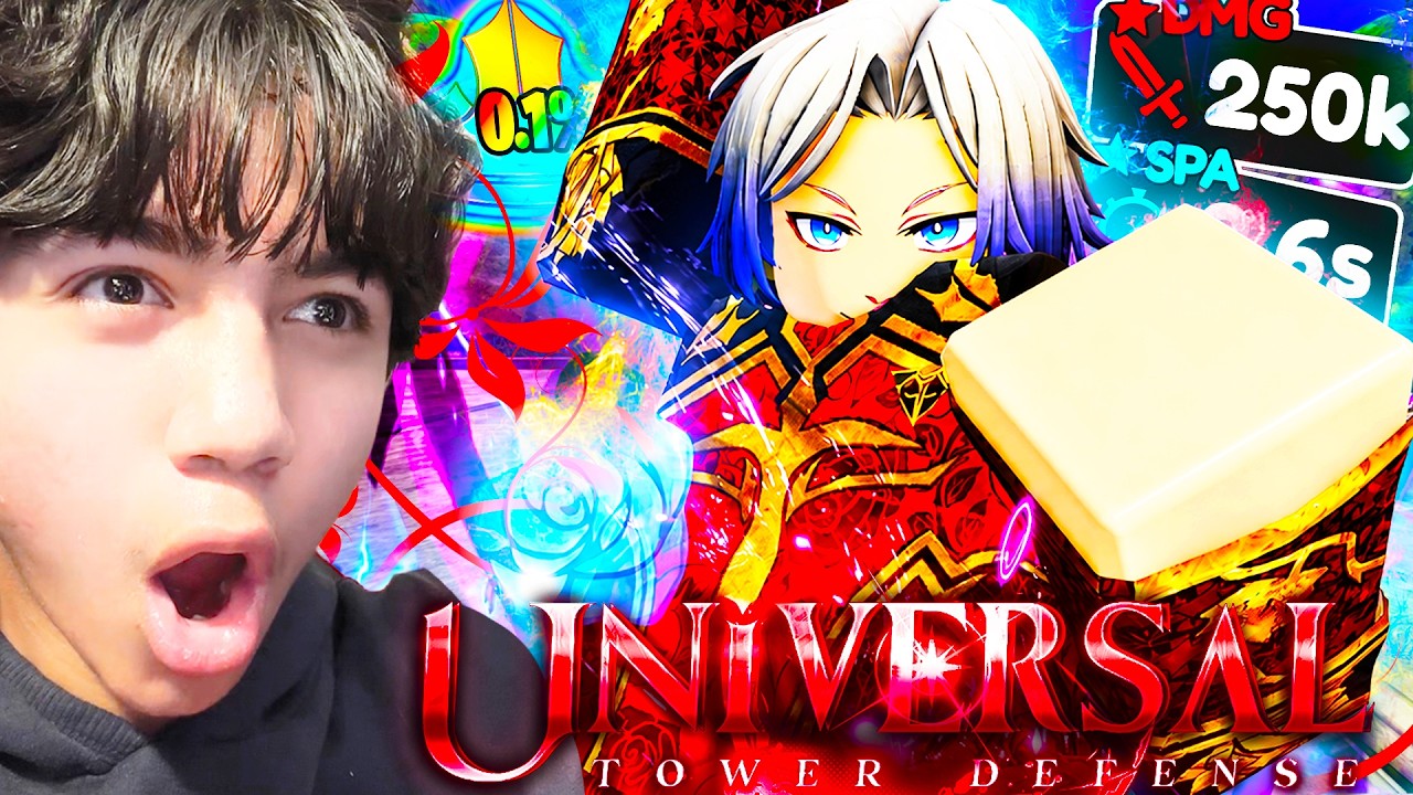 Я получил Кайзера с трейтом 0.1% RULER в Universal Tower Defense Z в Roblox!