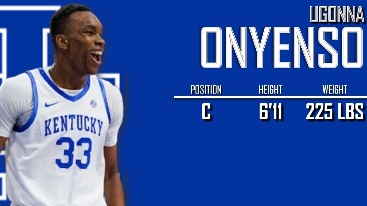Ugonna Onyenso | #𝟛𝟛 | Kentucky Wildcats Center