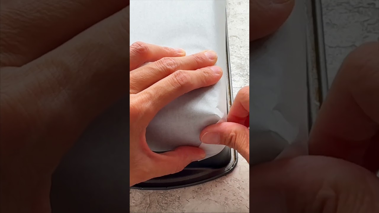 Parchment Paper Pan Liner Hack
