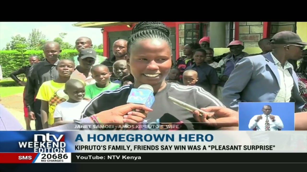 Amos Kipruto's family speak of their delight following his London Marathon win