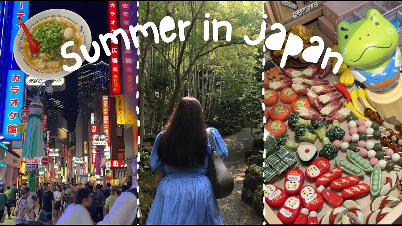 Summer in Japan Vlog | Team Lab Planets, Tokyo Tower, Kamakura, Enoshima Aquarium, and more!