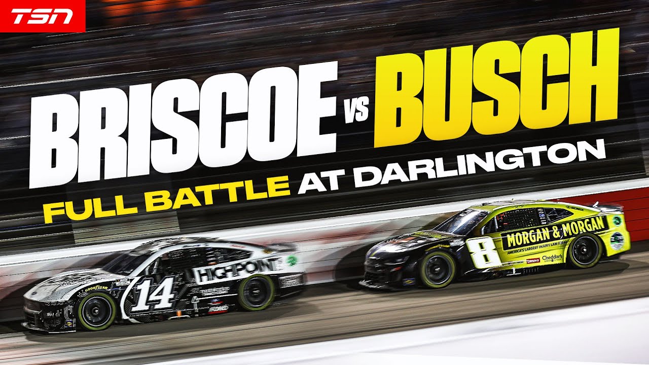 BRISCOE VS BUSCH AT DARLINGTON (FULL BATTLE)