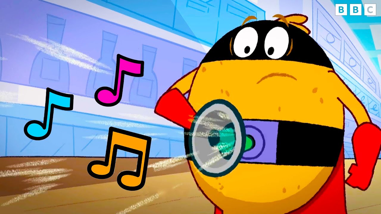 SUPERTATO SONG 🎶 Evil Pea Will Never Get You! | CBeebies