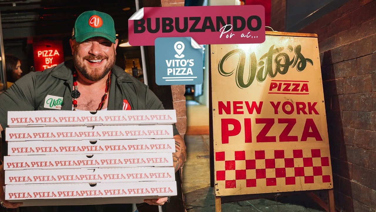Experimente a PIZZA DO BUBU no Vito's Pizza | Bubuzando por Aí - EP.08