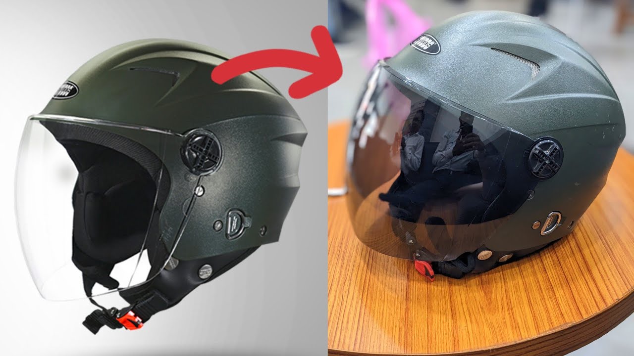 HELMET VISOR REPLACEMENT #studds #helmet #rayhelmet