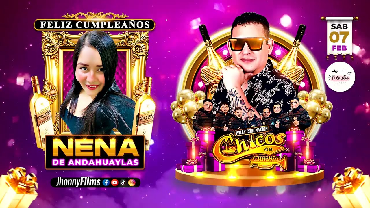 NUNCA JAMAS MIX...LOS CHICOS DE LA CUMBIA en 4K-FELIZ CUMPLEAÑOS NENA DE ANDAHUAYLAS 