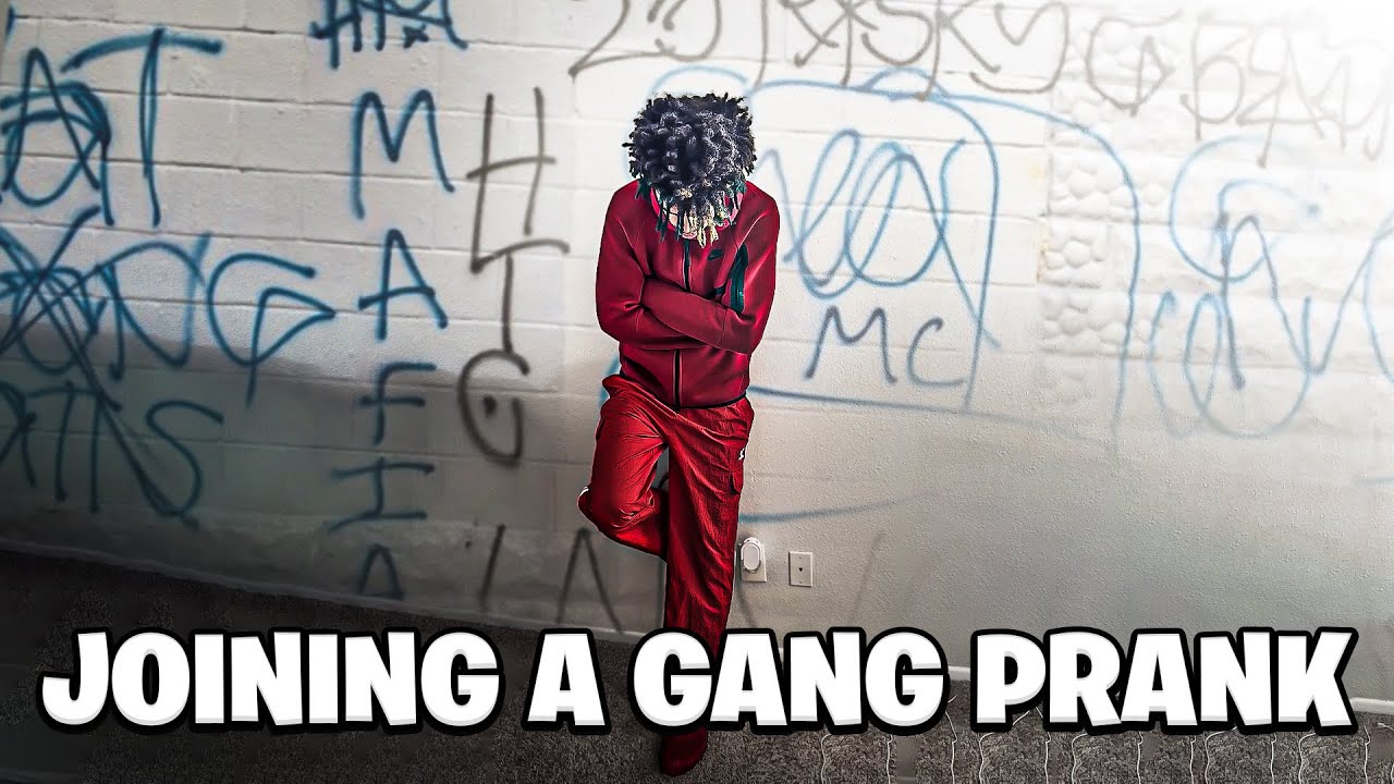 I’M JOINING A GANG PRANK ON MY GIRLFRIEND !!!