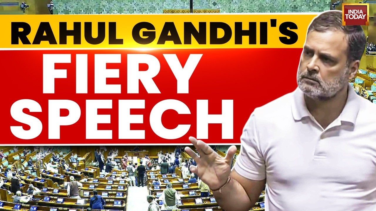 Rahul Gandhi Full Speech In Lok Sabha | Student Protests, Education System & Paper Leak Bill