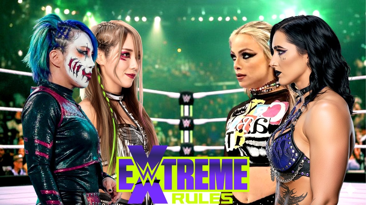 Матч WWE Extreme Rules: Асука и Каири Сэйн против Рии Рипли и Лив Морган | 05 марта 2026 г.