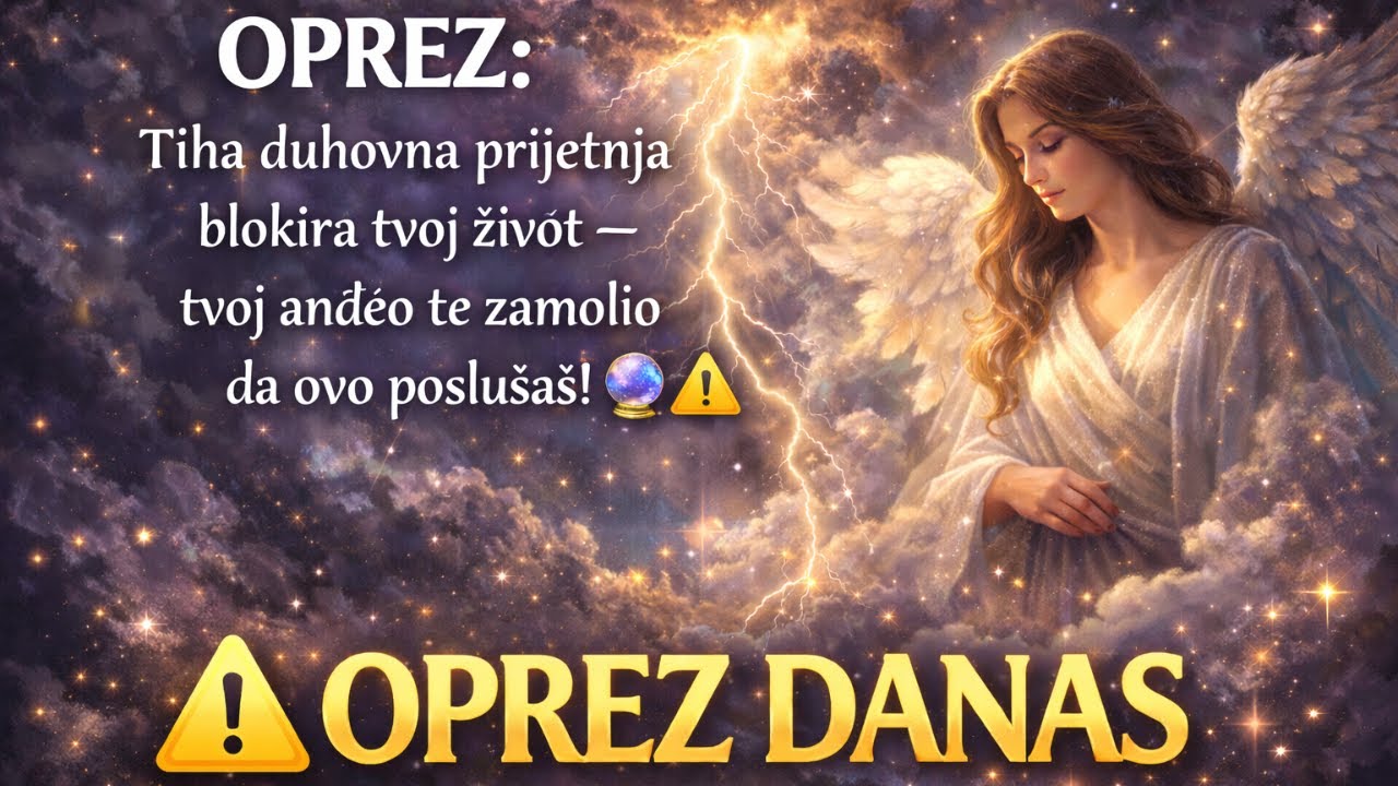 😱 OPREZ: Tiha duhovna prijetnja blokira tvoj život — tvoj anđeo te zamolio da ovo poslušaš! 🔮⚠️