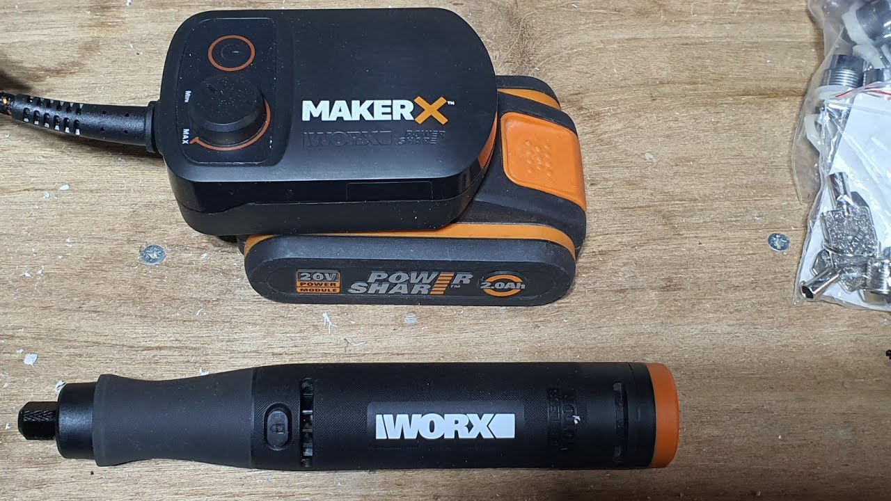 mikes review worx wx739 the MakerX brushless rotary tool with added bonus content!!