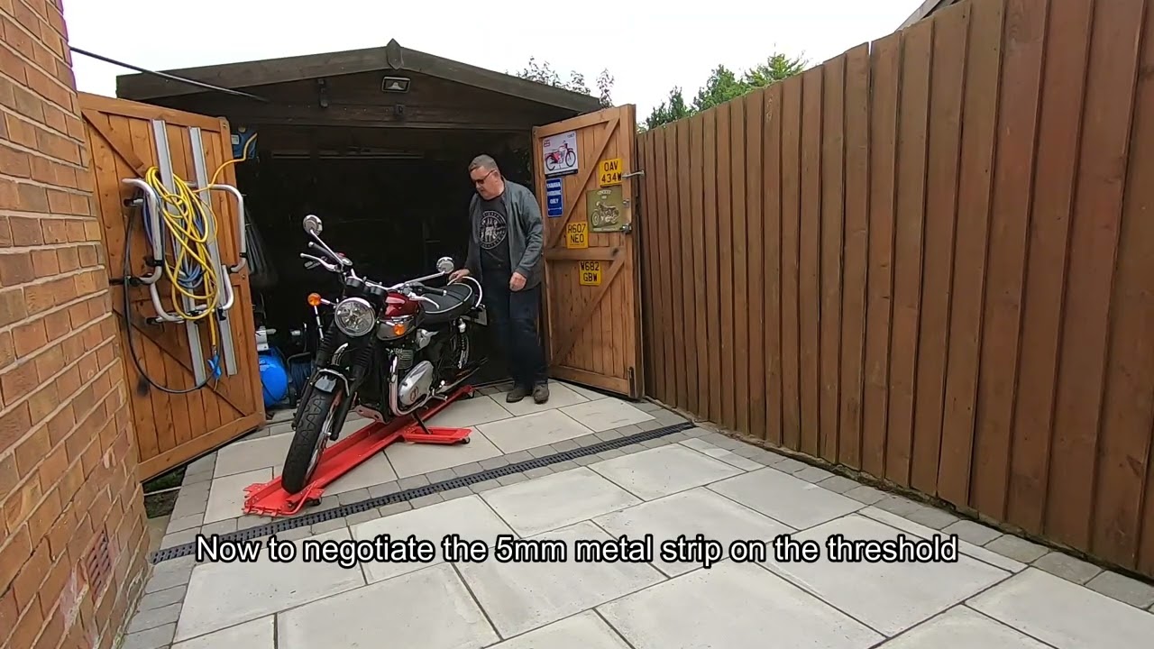 Motorcycle Dolly first use