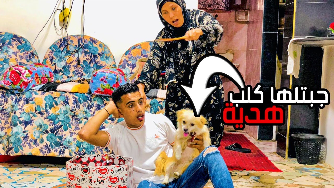 جبت لامي هدية العيد كلب وصممت يقعد معايا ف البيت شوفو عملت فيا ايه (امي اتصدمت)