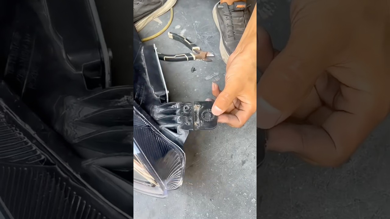 Broken Car Headlight Tab Restoration!