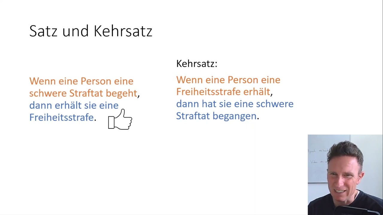 Satz und Kehrsatz