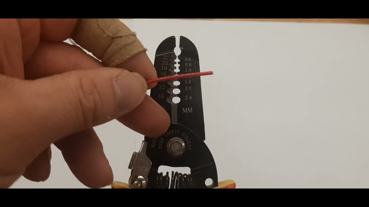LED Plexiglass Project 1: How to Use a Wire Stripper