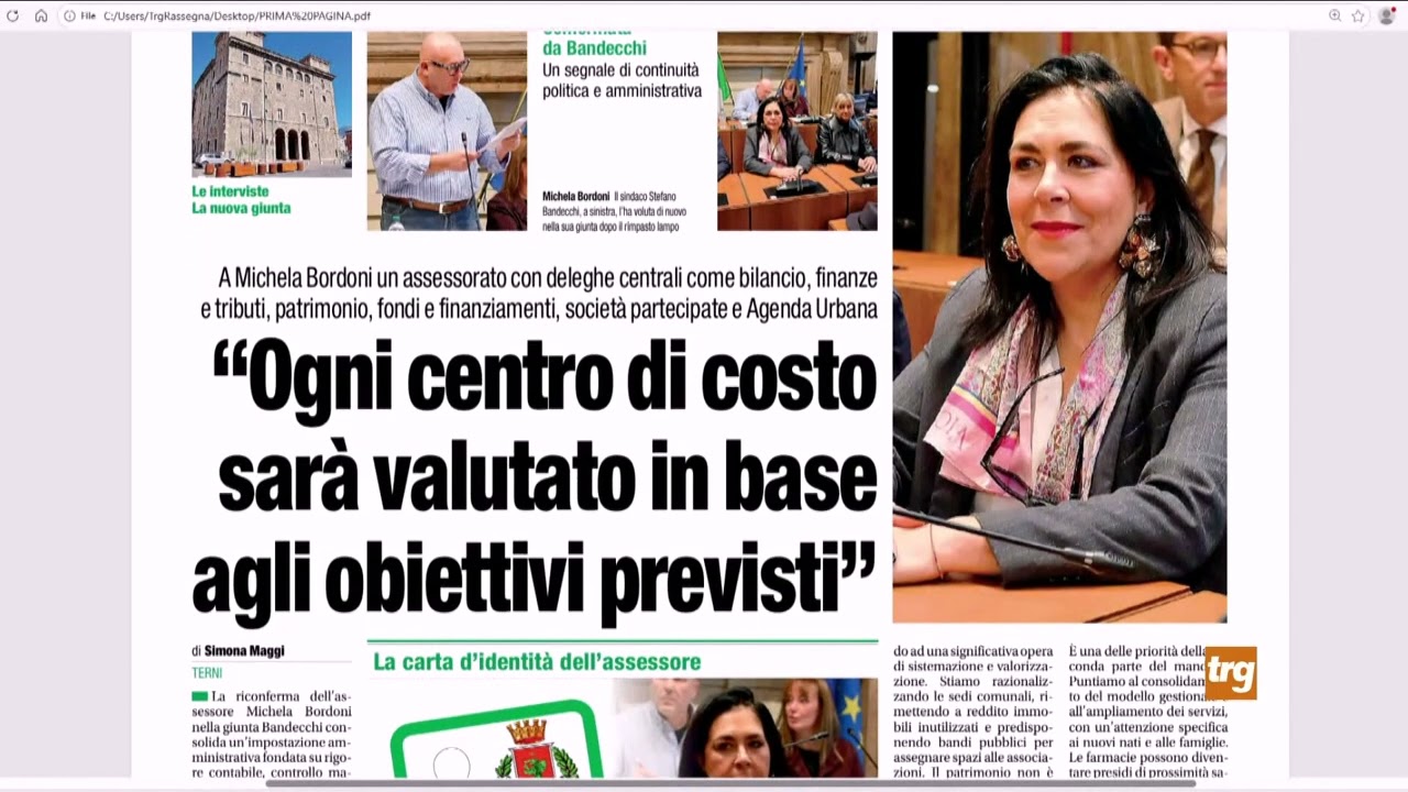 Rassegna stampa Trg mercoledì 25 febbraio 2026