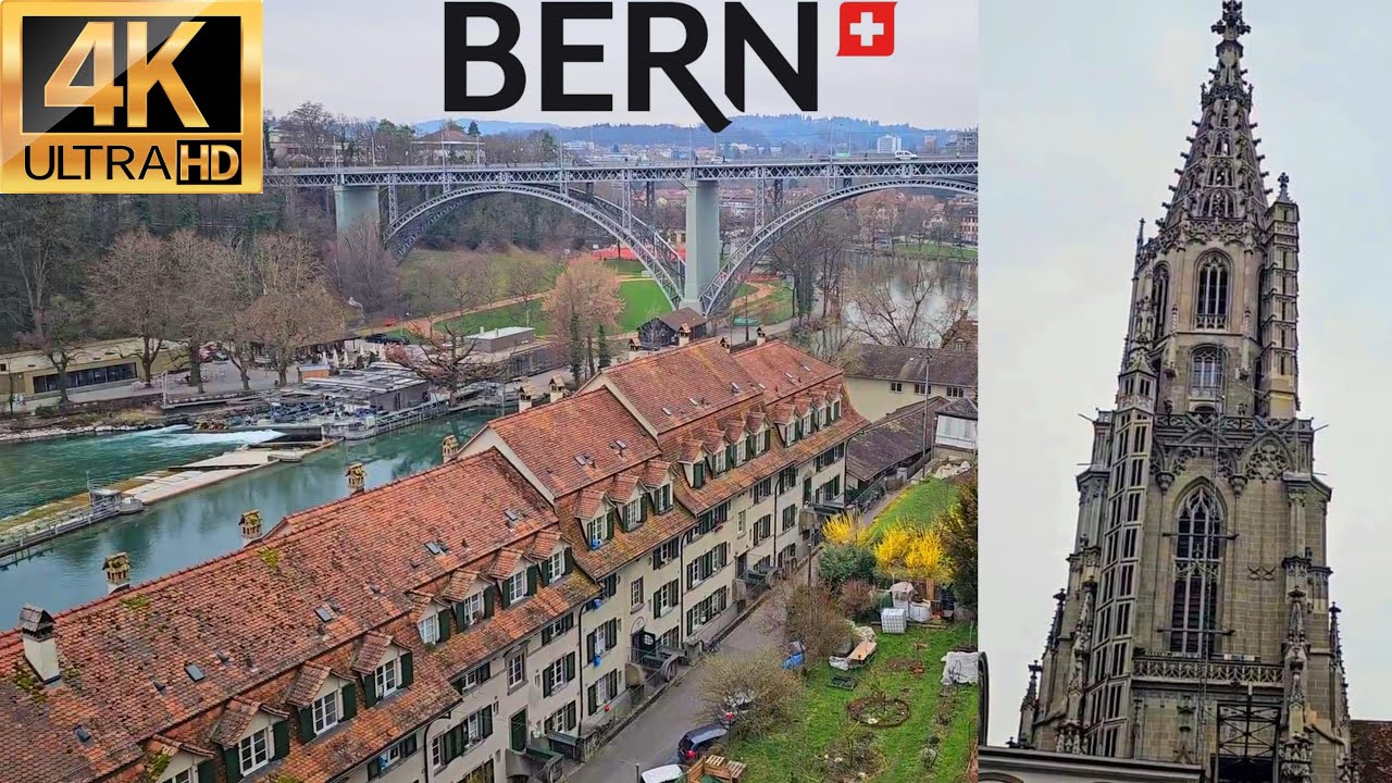 Exploring Bern Old City: Grosse Schanze to M&uuml;nster Platform Tour [4K] #bern #switzerland