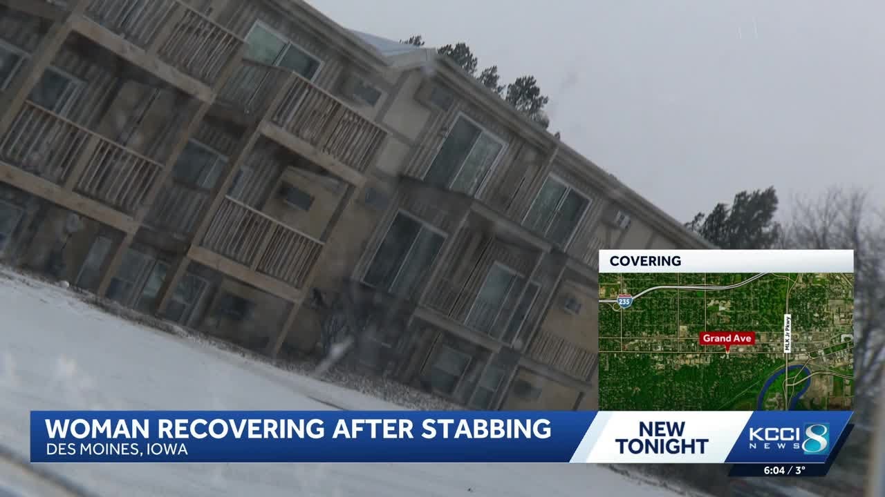 Des Moines police officers apply tourniquet, save stabbing victim; man charged