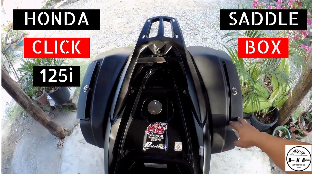 BNA| SADDLE BOX/SIDE BOX INSTALLATION TO MY CLICK 125i