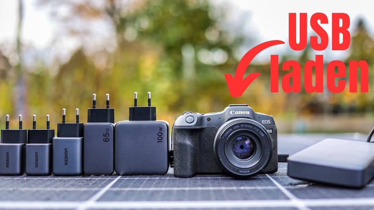 Canon Kamera laden und betreiben (USB-C Ladegeräte Vergleich + Powerbank)
