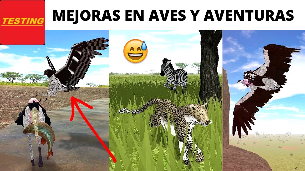 MEJORAS EN AVES Y AVENTURAS VARIAS EN TESTING A DE WILD SAVANNAH - ROBLOX GAMEPLAY ESPAÑOL 2021