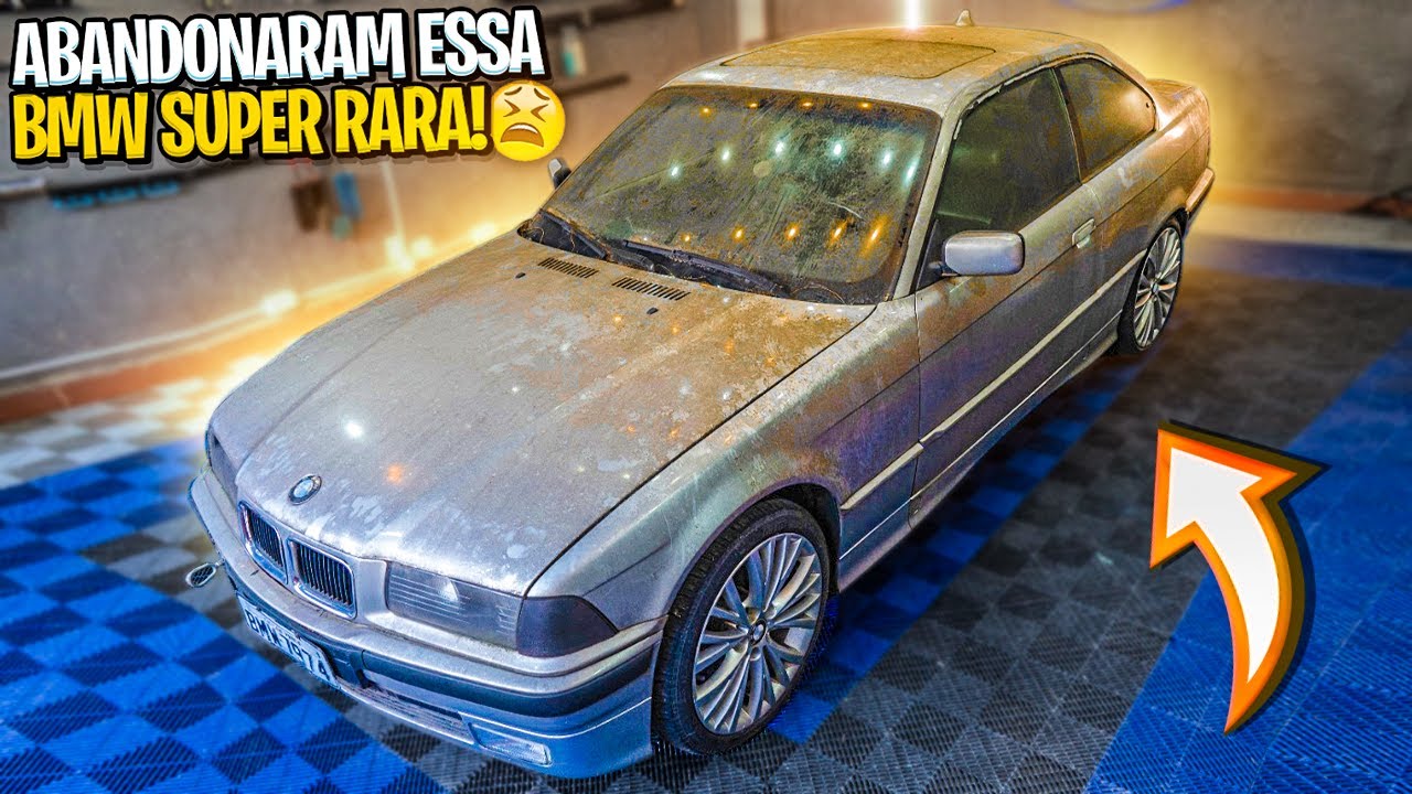RESGATE DA BMW COUPÉ 1993 MANUAL ABANDONADA NA GARAGEM DO PRÉDIO