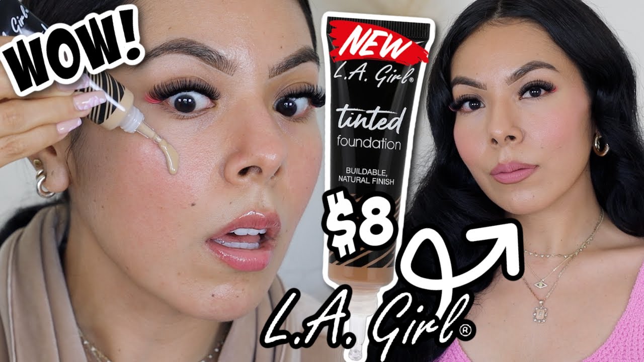 NEW 🚨 $8 L.A. GIRL TINTED FOUNDATION REVIEW & WEAR TEST!|| IS IT WORTH IT!?!