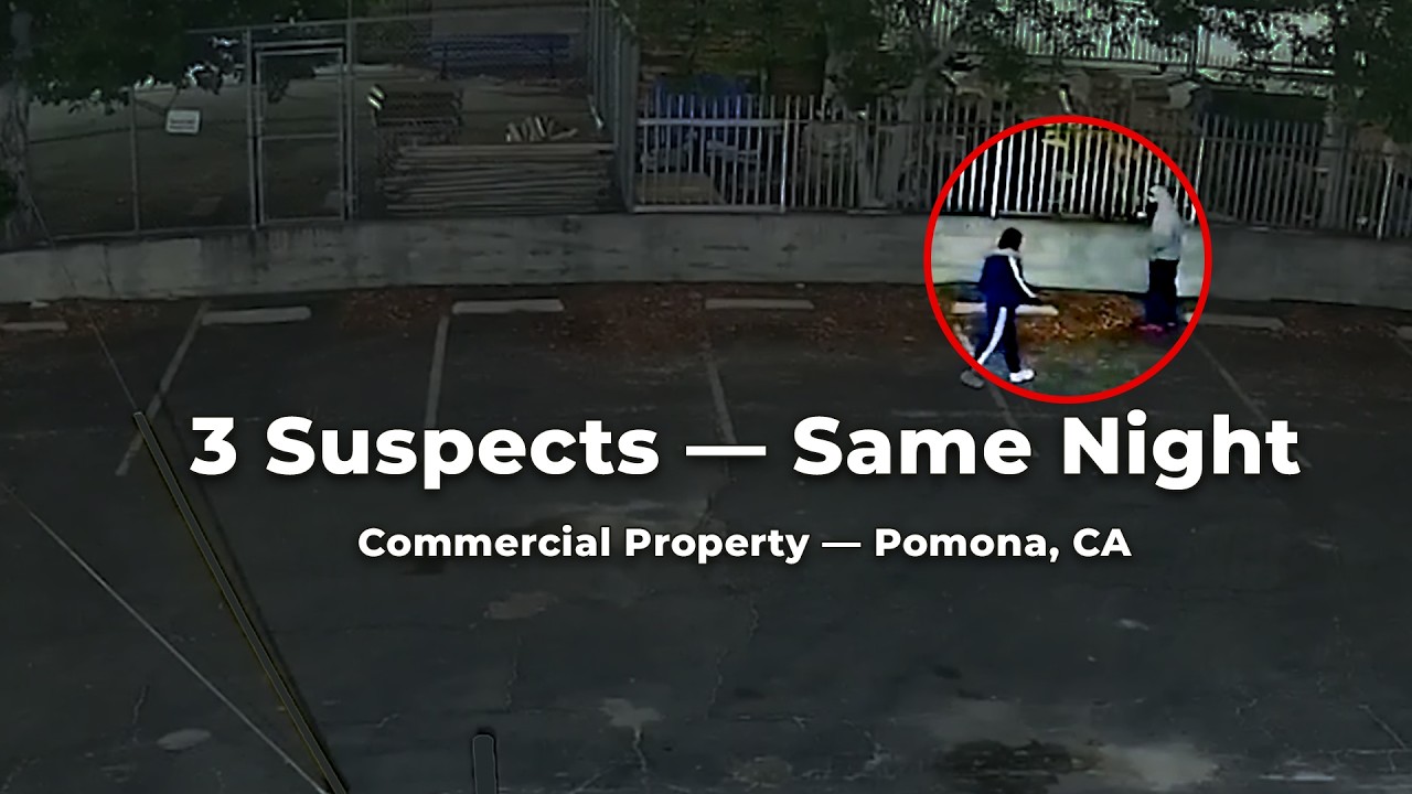 Live Video Monitoring Catches 3 Trespassers – Pomona, CA | ValleyGuard