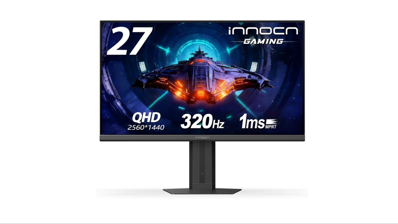 INNOCN 27G2T Review 27 Inch QHD 320Hz Gaming Monitor Fast IPS HDR400