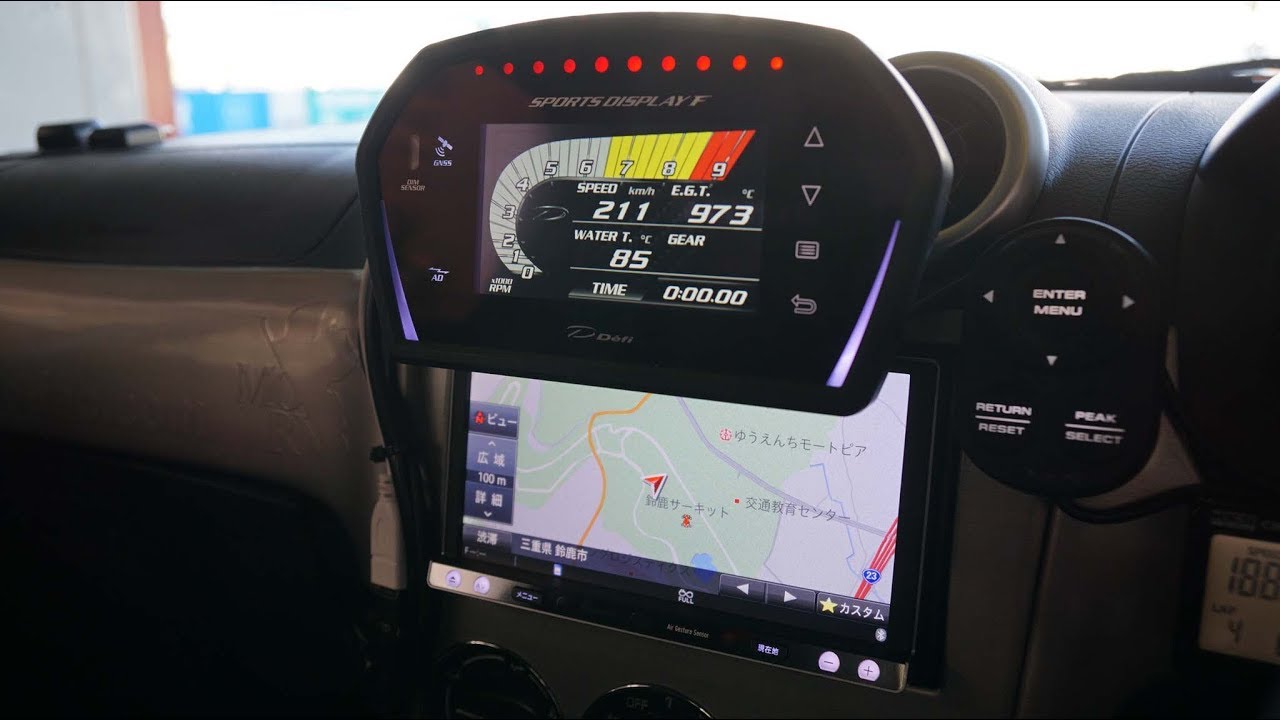 200馬力コペン☆ Defi Sports Display F 装着して鈴鹿でTEST!!