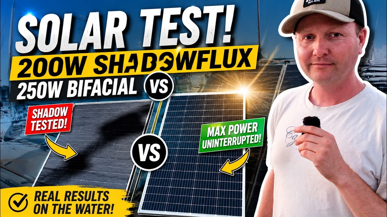 Shadowflux против двусторонней солнечной панели. Что лучше? Солнечные панели на лодке