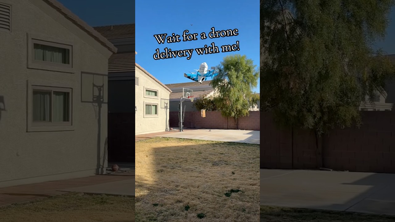 Would YOU order by drone?   #drones #dronefootage #dronevideo