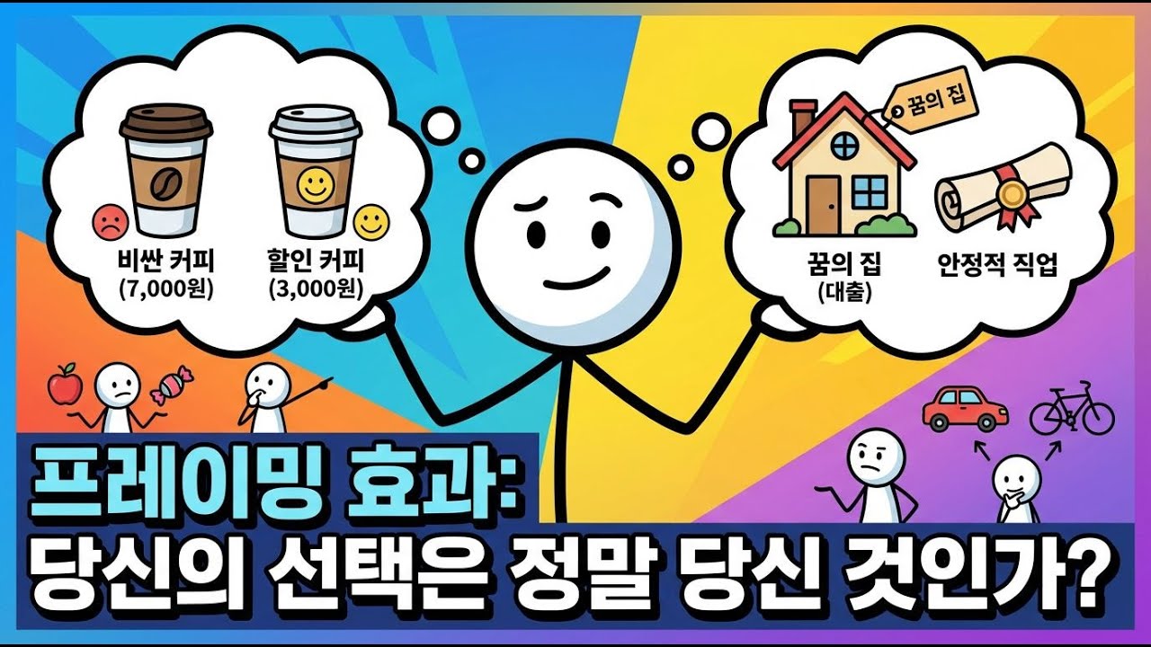 프레이밍 효과: 당신의 선택은 정말 당신의 것인가?