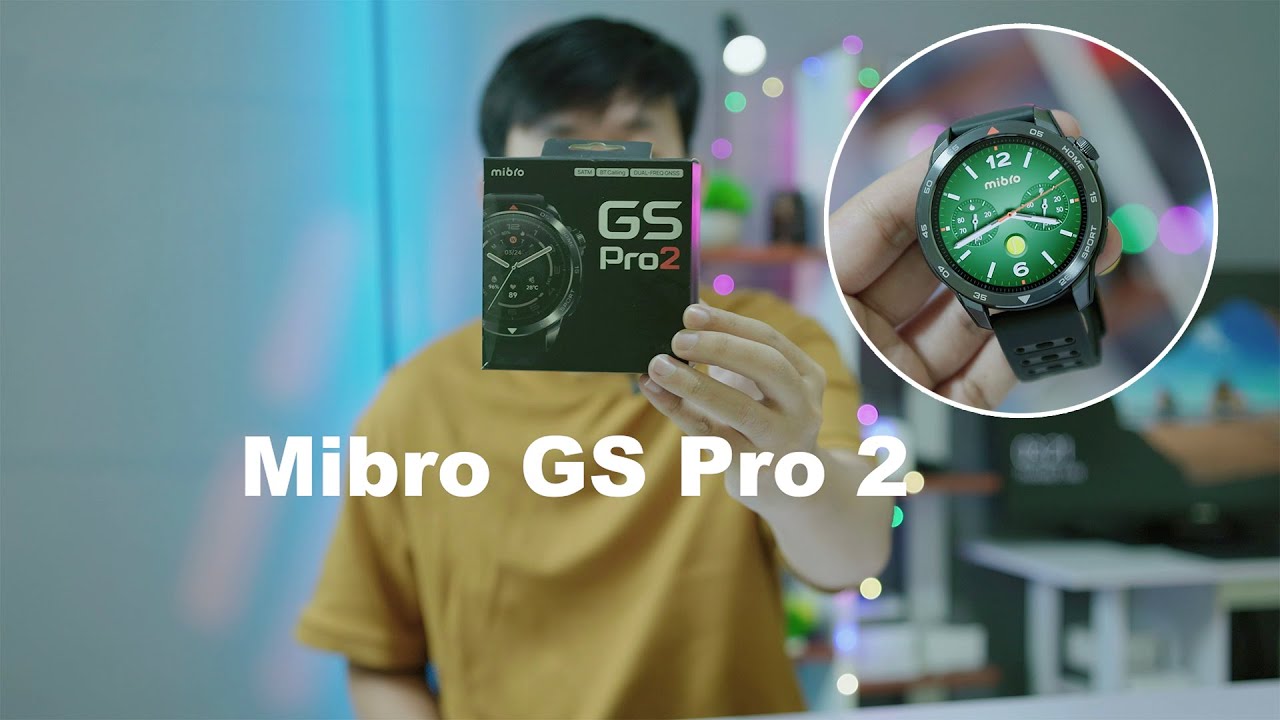 Mibro GS Pro 2 ទាំងថ្មប្រើបាន 20 ថ្ងៃ តួខ្លួនប្រណិតធន់គ្រប់ស្ថានភាពទៀត