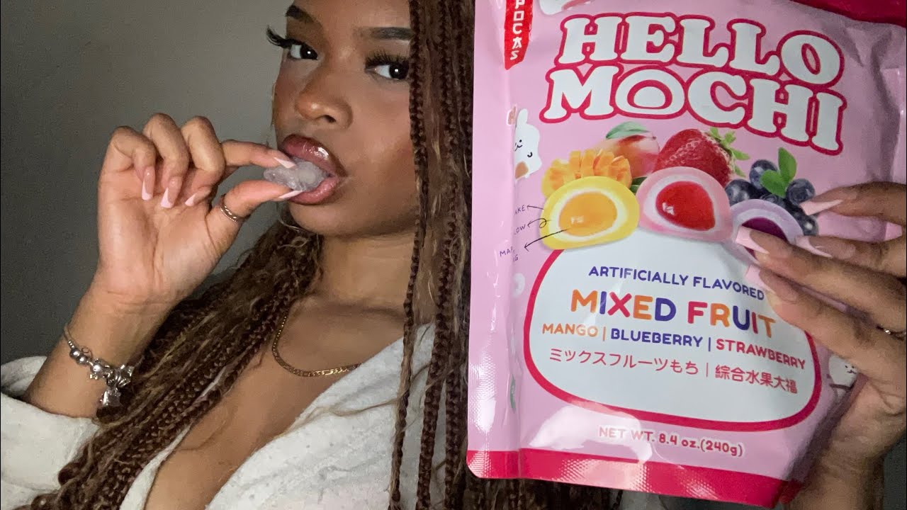 ASMR EAT MOCHI WITH ME
