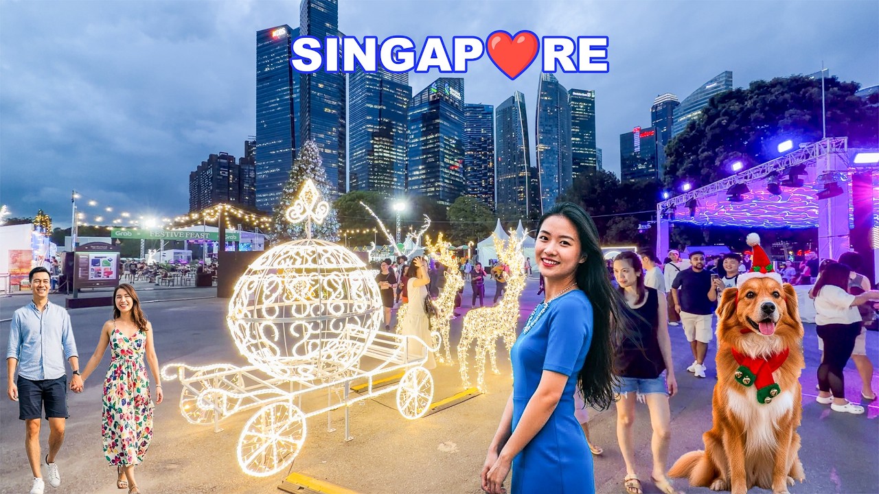 🎄Singapore Largest World Christmas Market 2025 Tour | Singapore Together Land Forever One1️⃣🇸🇬❤️
