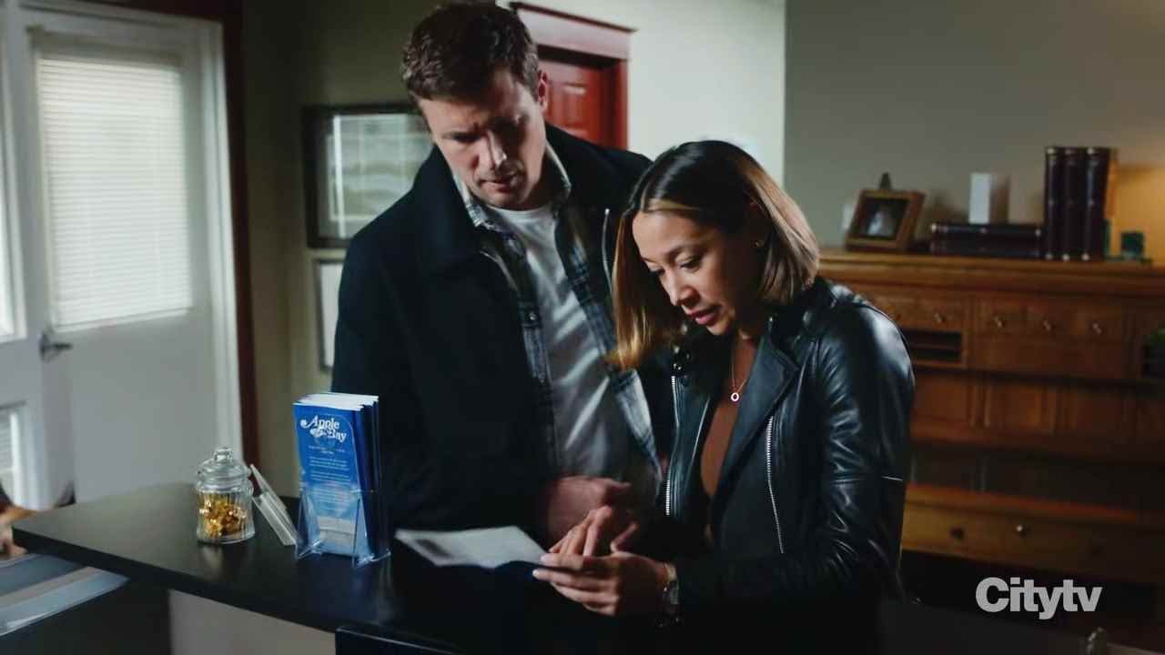 Charlie and Sarah look into property records that cant be found so they call jesse for info,