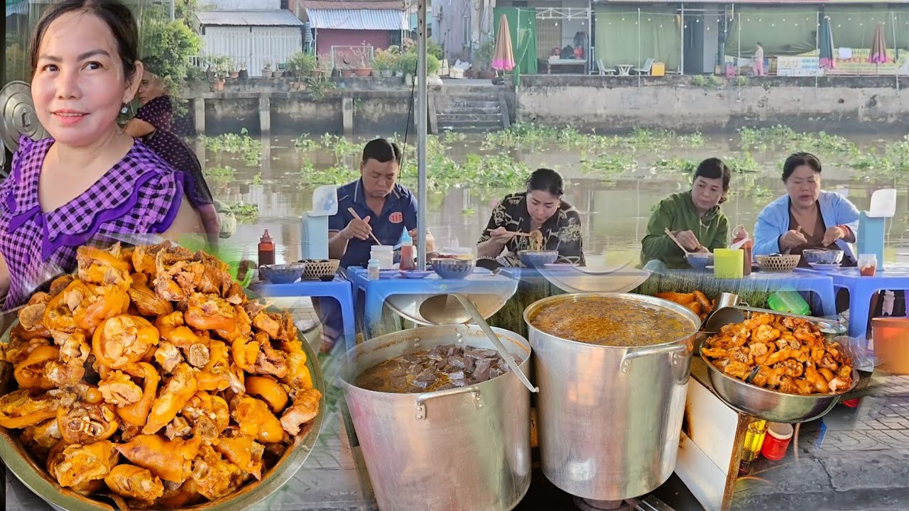 Hiếm gặp chị g&aacute;i xinh đẹp qu&aacute;n qu&ecirc; b&aacute;n nồi b&uacute;n ri&ecirc;u cua chất lượng m&agrave; sạch sẽ thế n&agrave;y