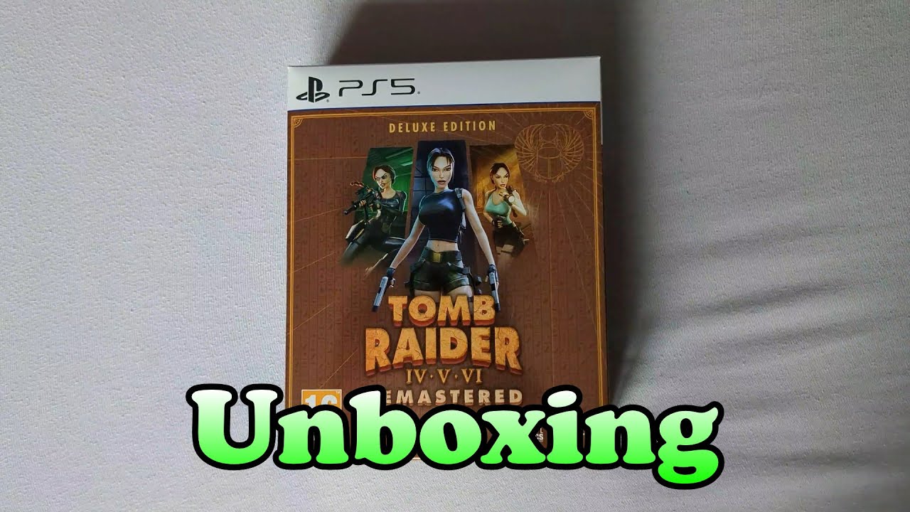 Tomb Raider IV-VI Remastered Deluxe Edition (PS5) Unboxing